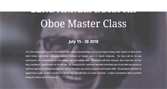 Desktop Screenshot of lucarellioboemasterclass.com